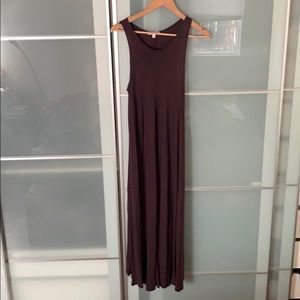 Eggplant maxi dress